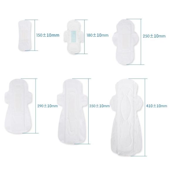 Disposable Non Woven Fabric Dry Surface Cotton Sanitary Napkin