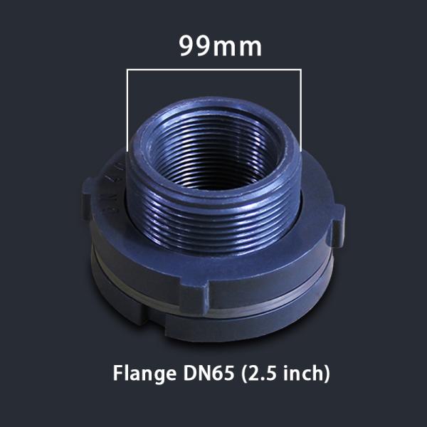 DN15-DN80 Garden Water Tank Plastic PVC Valve Fittings Adapter with Flange Connection