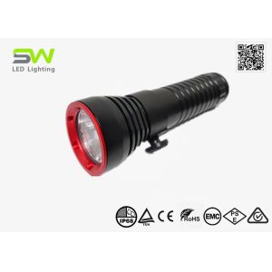 China Underwater 100M 1500 Lumens Diving Flashlight Rechargeable 26650 Battery on sale