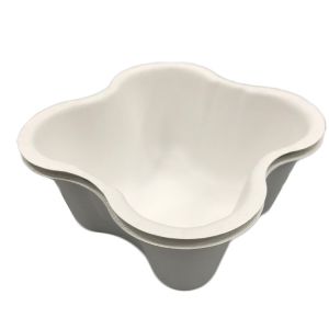 Custom Box Tray Packaging , Wet / Dry Press Molded Pulp Packaging