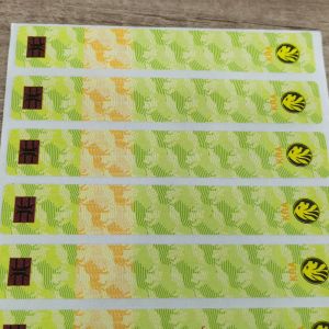 Customized Security Tax Stamp Label with Anti Counterfeit Hologram for Wine
