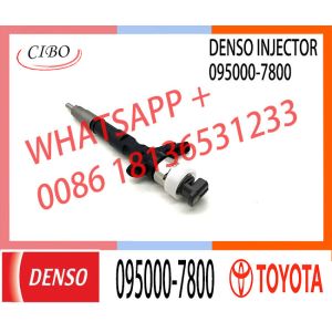 common rail injector 23670-30310 095000-7800 injector for TOYOTA 2KD-FTV, D-4D,