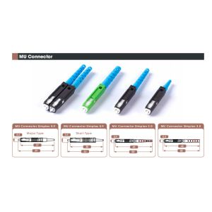 MU Connector Multimode Type Fiber Optic Adapters , Low Insertion Loss