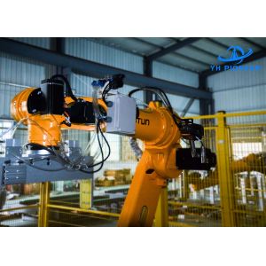 Steel Frame Automatic Palletizing Systems Robotic Palletizer Heavy Duty 180kg