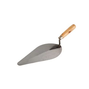 Wooden Handle Stainless Steel Blade Bricklayer Concrete Plastering Trowel