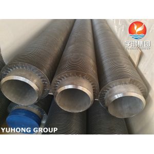 High Frequency Welding Fin Tube For Waste Heat Recovery System TP347H Base Pipe