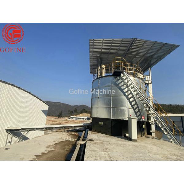 32CBM Compost Fertilizer Fermentation Vessel Poultry SUS316 Manure Fermentation
