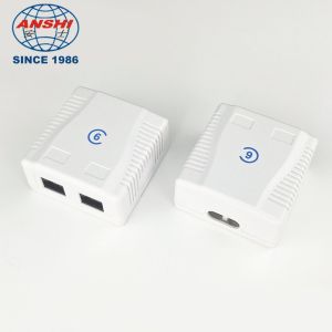 PC Material UTP Surface Mount Box Double Port CAT6