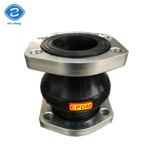 Quality Diamond Flange Rubber Expansion Joint Pipe Fittings Compensator DN450 DN100 Ball Connector Epdm Single Flange Sphere Bellow for sale