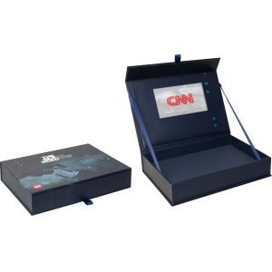 Quality Customizable Innovative Video Brochure Box Lcd Screen Video Gift Box for sale