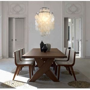 Modern Capiz shell chandelier (WH-MC-07)