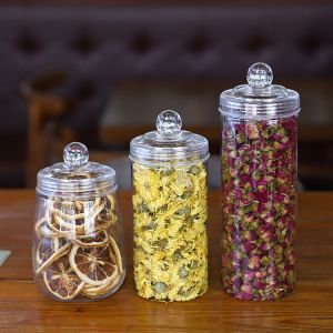 Custom Printing Transparent Plastic Jars for Transparent Packaging Solution