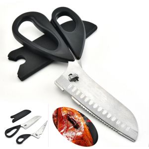 China Heavy Duty Poultry Shears Detachable Kitchen Scissors With Sleeve For Cutting Chicken And Bone on sale