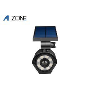 Black Color Solar Led Motion Sensor Light PIR Led Street Light 120° Detection