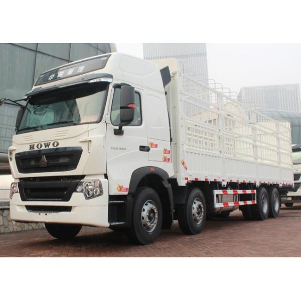 Buy 50 Tons SINOTRUK HOWO A7 8x4 Box Stake Truck 336/371 Horsepower at wholesale prices