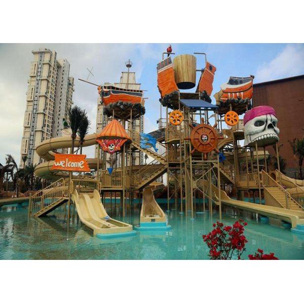Buy ODM Anti Skid Aqua Playground Pirate Ship Slide at wholesale prices
