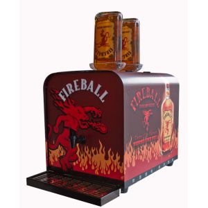 Bars / Restaurants Cold Shot Machine Customized Sticker With Tap Supply System