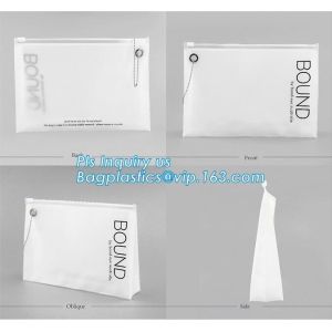 student stationery transparent plastic slider zipper bag, Eco-friendly Slider