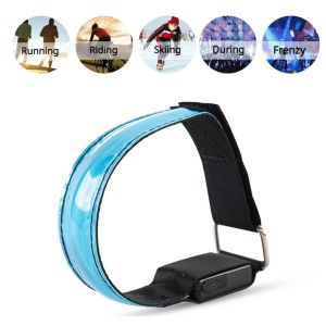 Rechargeable led luminous arm with LED reflective bracelet luminous with fun run