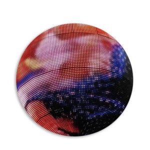 Customized Solution Spherical LED Display 1920Hz For Decoration Environment