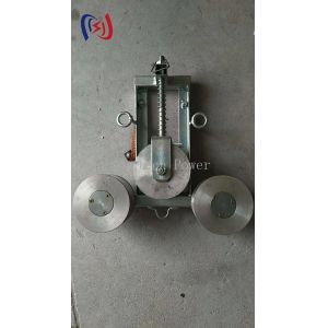 Aluminum Sheave Ground Block 100A Conductor Stringing Blocks