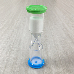 One Minute Five Minute Hourglass Sand Timer Plastic Modern Style