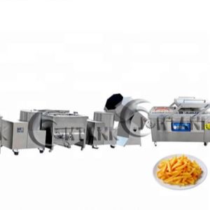 Small Scale Fully Automatic French Fries Machine 500kg/H
