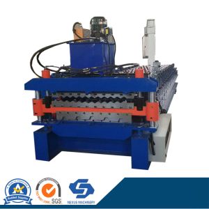 Ce Certificate Double Layer Metal Roofing Sheet Glazed Tile Roll Forming Machine