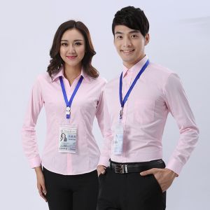 Office 3 Colors Custom Business Shirts Slim Fitting S To 5XL Size