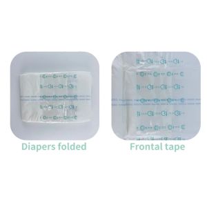 Nonwoven Disposable Adult Diaper Soft Breathable For Elderly Incontinence