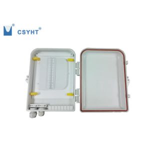 Pole mounted plastic fiber optic terminal box 24 fo for FTTX project