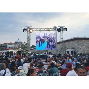 Waterproof Concert Rental LED Display Die Casting Aluminum , Slim LED Screen