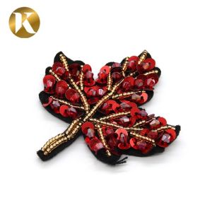 Stylish High Heel Buckle Replacement Leaf Shape Special Cloth Material