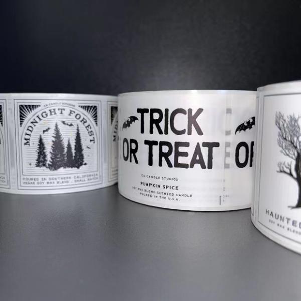 CMYK Color Print Bottle Packaging Label Custom Logo for industries