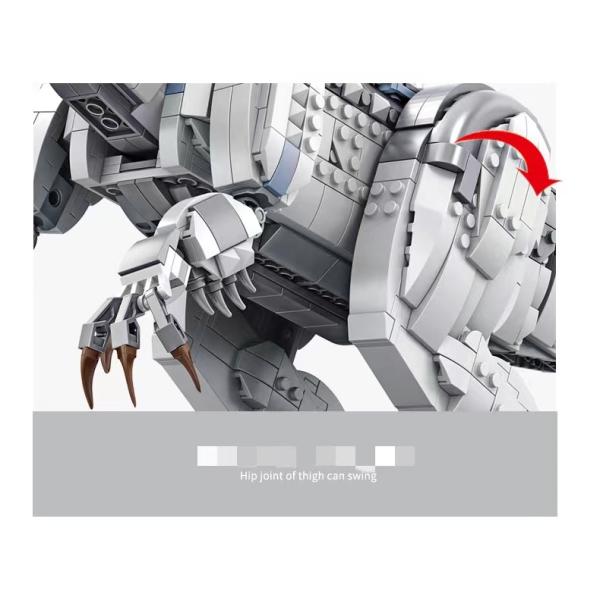 Panrose 611001 Building Blocks Puzzle Brain Dinosaur Series Large Tyrannosaurus Rex Toys