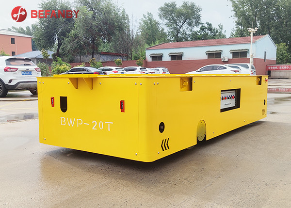 Buy Steerable Trackless Transfer Cart Electric Motor Driven 5 Ton at wholesale prices