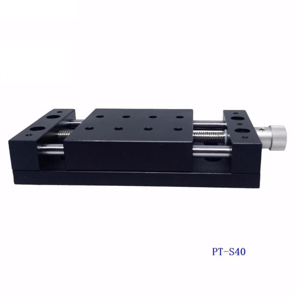 40mm / 80mm Travel X Axis Displacment Stage , Manual Linear Stage , Sliding