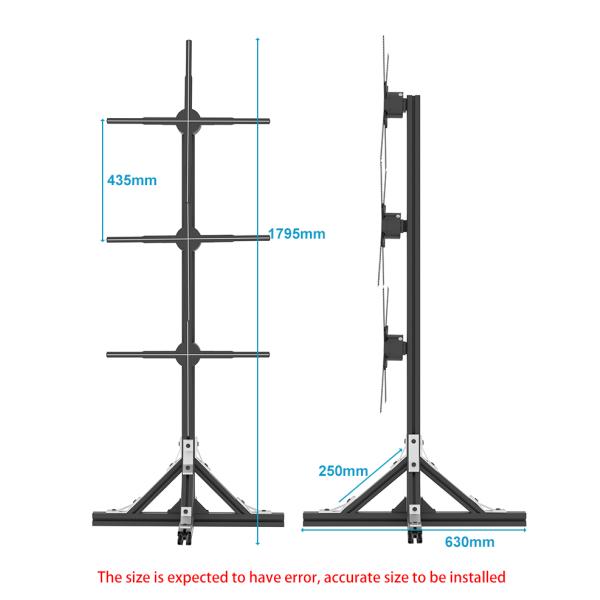Splice Function 1800 Brightness LED Fan 3D Hologram Projector for Wall Display