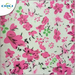 Withstand Scratches Printed Faux Leather Fabric Durable Long Lasting Time