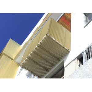 Architectural Aluminum Expanded Metal Mesh 1.5mm - 6.0mm Thickness