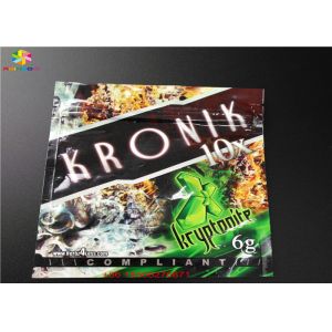 Child Proof Zipper Aluminum Foil Stand Up Pouch CBD/ Cartridge Packingfor Sugar