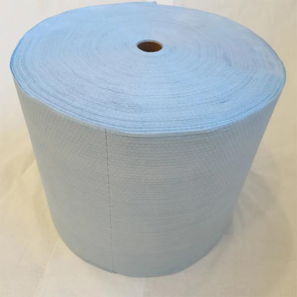 Industrial Nonwoven Wipes Blue Roll 80-89gsm Super Absorbent
