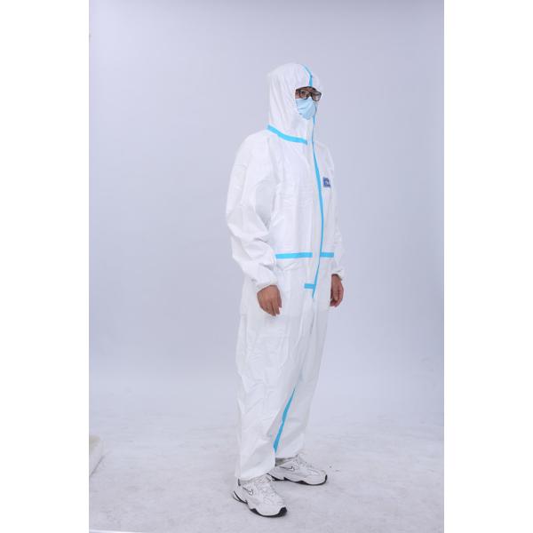 2500g Medical Protective Coverall Disposable Suit WaterProof 1.75KPa