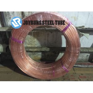 4.76mm*0.65mm Steel Bundy Tube ASTM A254 SPCC Pancake Copper Tube