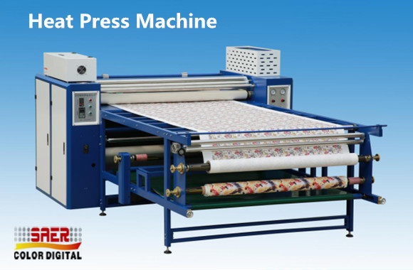 40kw Rated Power Textile Calender Machine For Sublimation Printing 150m / Hour Speed