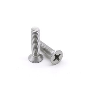 Mild Steel Phillips Flat Head Stainless Steel Machine Screws Dacromet