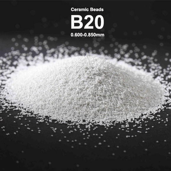 Micro Sphere Ceramic Beads Blasting Media B20 0.600 - 0.850mm B30 0.425 - 0