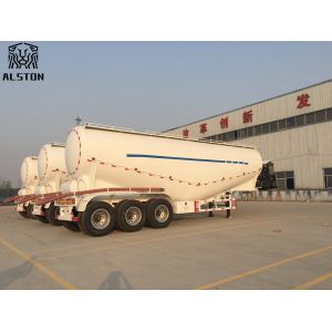 Pneumatic Tri Axle 45cbm Bulk Cement Trailer 60T 70T