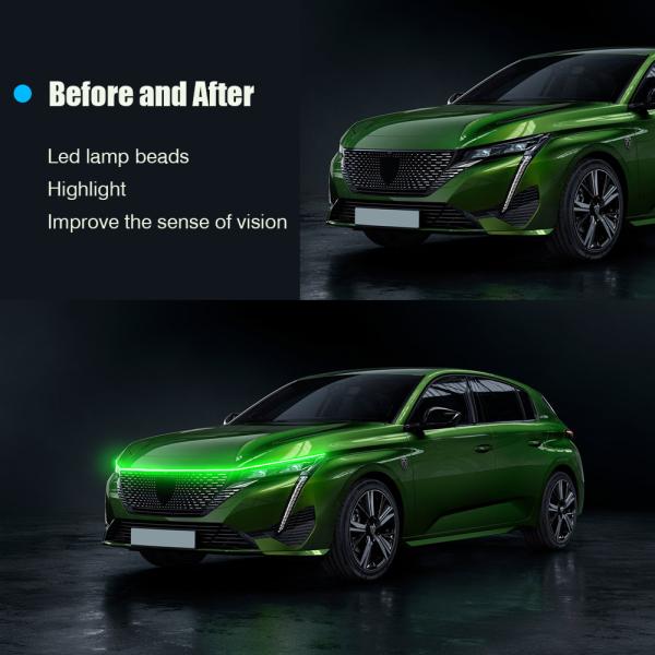 1.5m 1.8m Car Daytime Running Light SMD2835 Car Hood Light Bar IP68