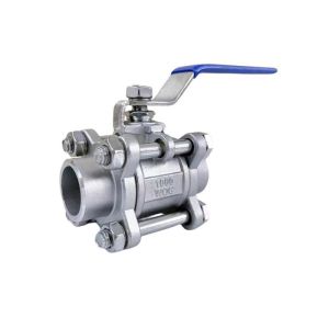 Manual 3PC Full Port Stainless Steel Ball Valve for Industrial Valves Customizat